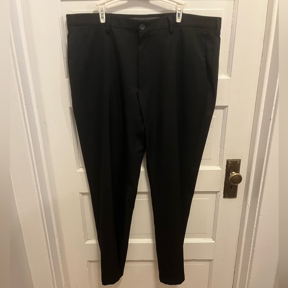 Haggar Black Men's Dress Pants - Classic Straight Leg